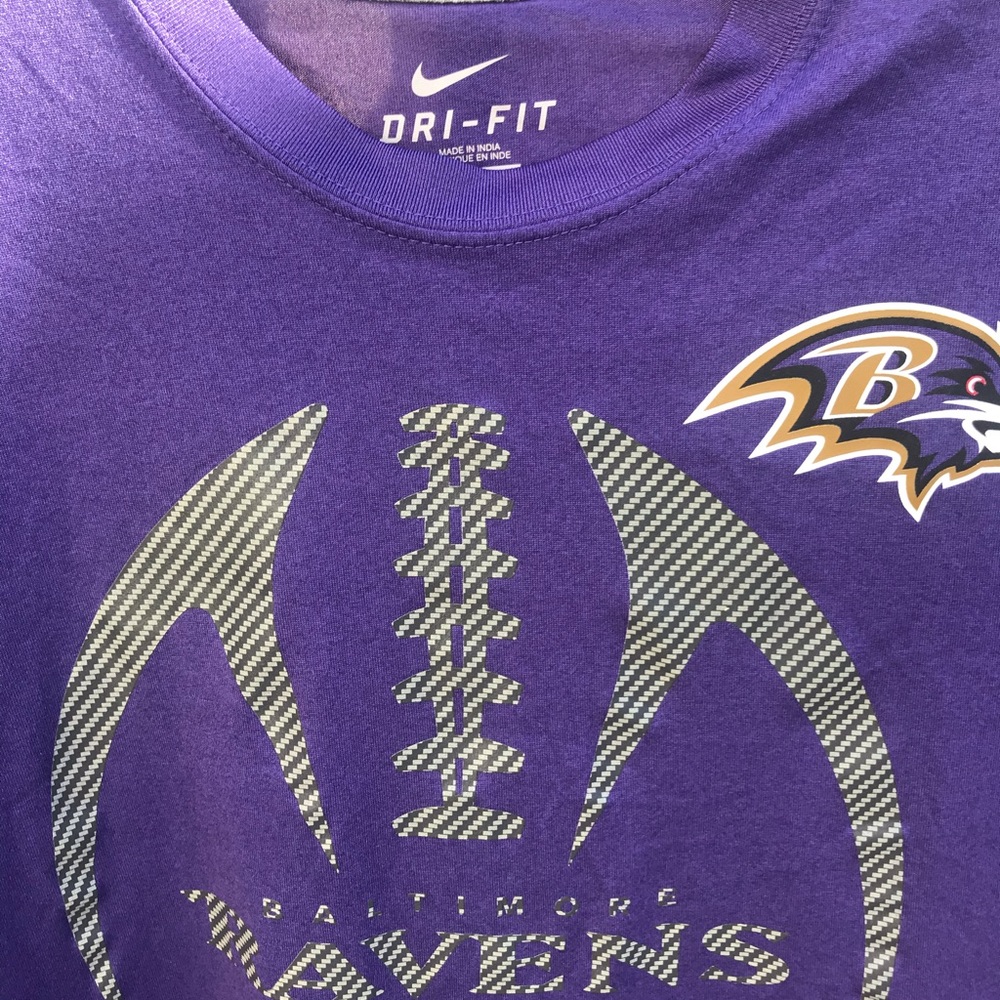 Nike Baltimore Ravens Football ICON T-Shirt - Picture 2 of 5